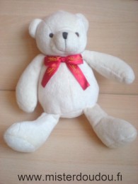 Doudou Ours Passion beauté Beige 