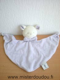 Doudou Ours Pop-art Mauve 