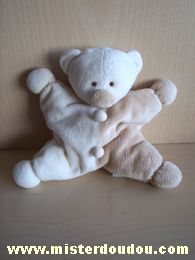 Doudou Ours Priscilla larsen Beige écru 