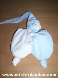 Doudou Ours Priscilla larsen Blanc bleu 2 accros