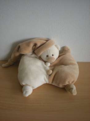 Doudou Ours Priscilla larsen Ecru beige 