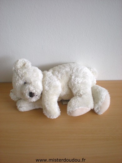 Doudou Ours Raynaud Ecru 