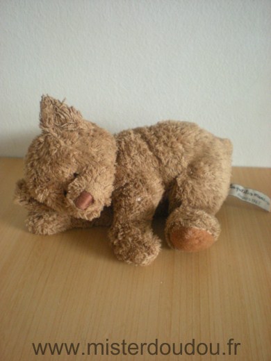 Doudou Ours Raynaud Marron dormeur les petites marie 