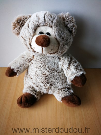 Doudou Ours Roda Rodadou marron chine 