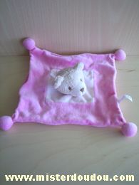 Doudou Ours Sabiluc Rose 