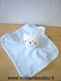 Doudou Ours Sucre d orge Bleu 