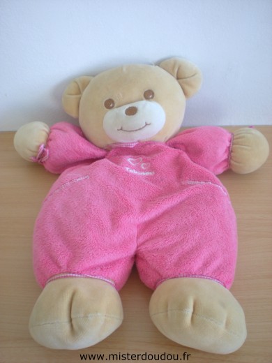 Doudou Ours Takinou Rose 