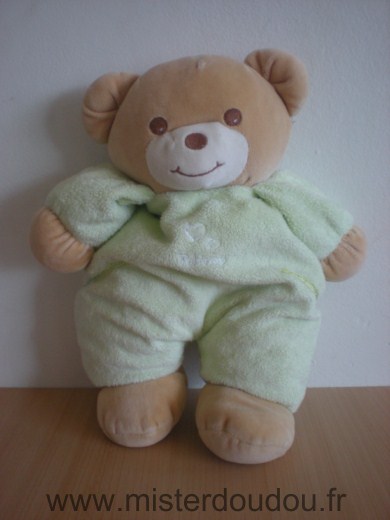 Doudou Ours Takinou Vert 