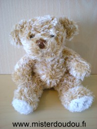 Doudou Ours Tcf Beige 