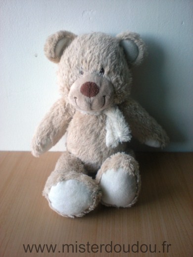 Doudou Ours Tex Beige 