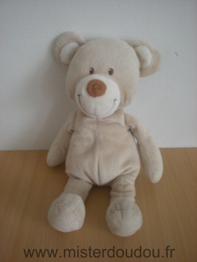 Doudou Ours Tex Beige 