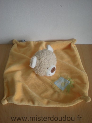 Doudou Ours Tex Jaune 