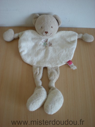 Doudou Ours Tex Jaune beige personnages ours lapin 