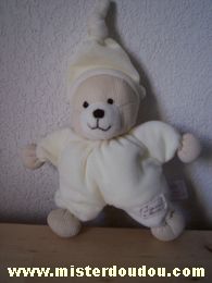 Doudou Ours Tiamo Ecru Tiamo collection