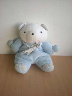 Doudou Ours Tigex Bleu blanc 