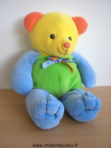 Doudou Ours Toys r us Vert bleu jaune orange - Mister Doudou : SOS ...