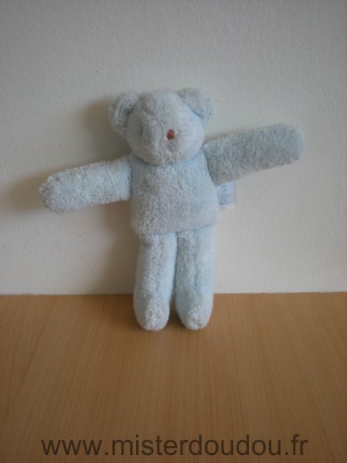 Doudou Ours Trousselier Bleu 