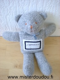 Doudou Ours Trousselier Gris 