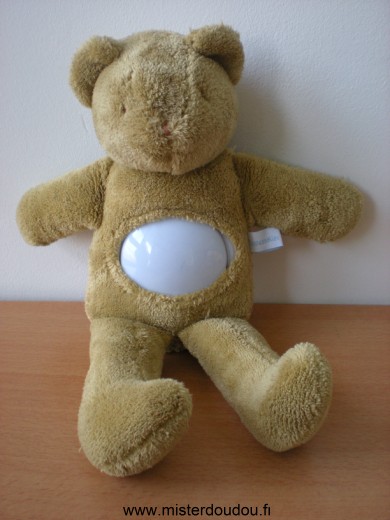 Doudou Ours Trousselier Ours beige veilleuse 