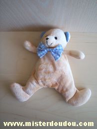 Doudou Ours Vertbaudet Beige 