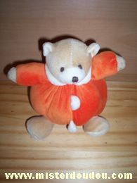 Doudou Ours Vetura Orange 