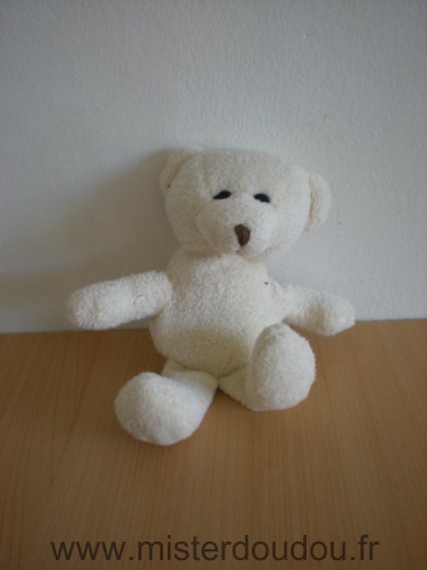 Doudou Ours Yves rocher Ecru 