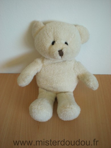 Doudou Ours Yves rocher Ecru 