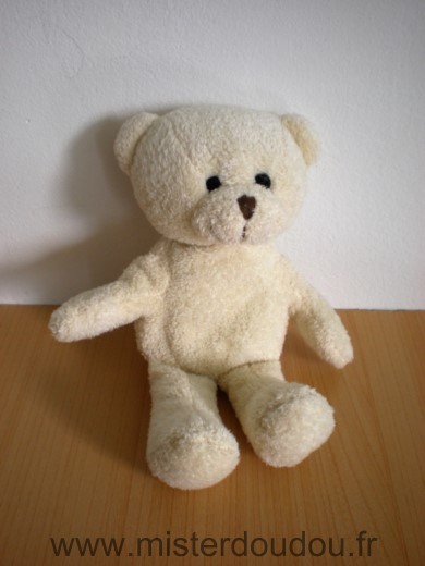 Doudou Ours Yves rocher Ecru 