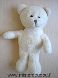 Doudou Ours Yves rocher Ecru 