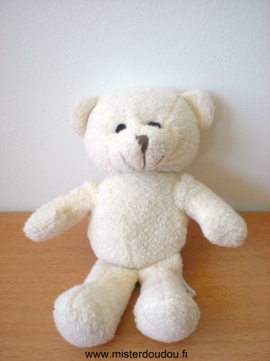 Doudou Ours Yves rocher Ecru 