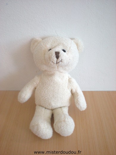 Doudou Ours Yves rocher Ecru 