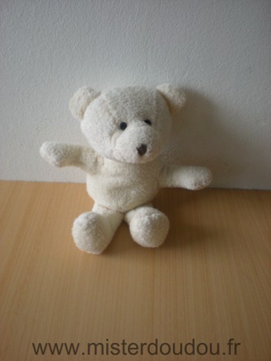 Doudou Ours Yves rocher Ecru 