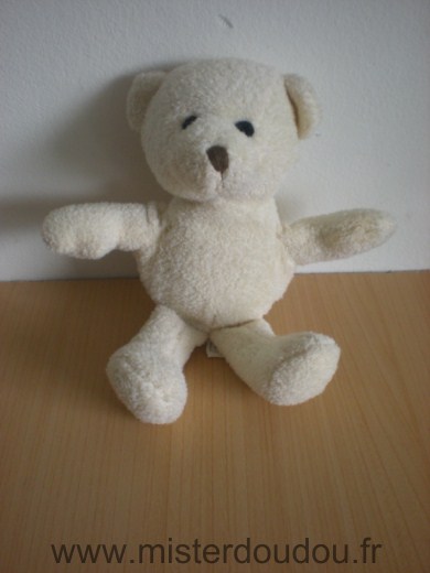 Doudou Ours Yves rocher Ecru 