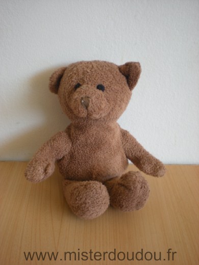 Doudou Ours Yves rocher Marron 