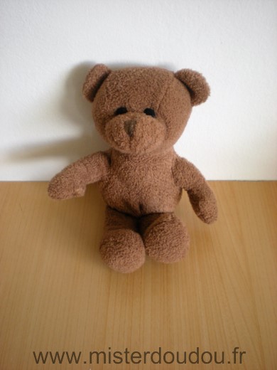 Doudou Ours Yves rocher Marron 