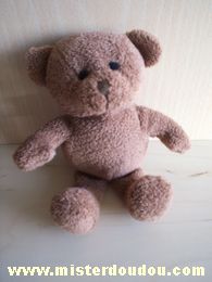 Doudou Ours Yves rocher Marron Sans étiquette