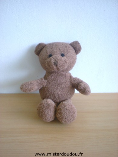 Doudou Ours Yves rocher Marron 