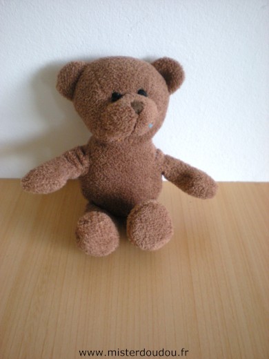 Doudou Ours Yves rocher Marron 