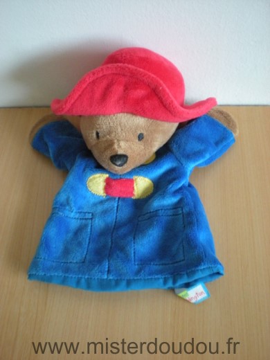 Doudou Ours 0 Mon premier ours paddington bleu chapeau rouge - Mister Doudou  : SOS Doudou Perdu