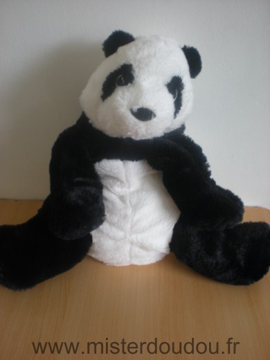 Doudou Panda Ikéa Noir blanc 