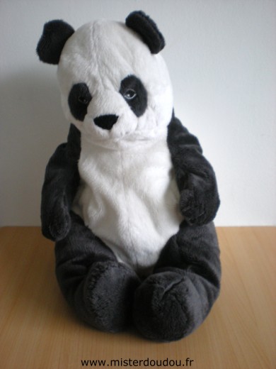 Doudou Panda Ikéa Noir blanc 