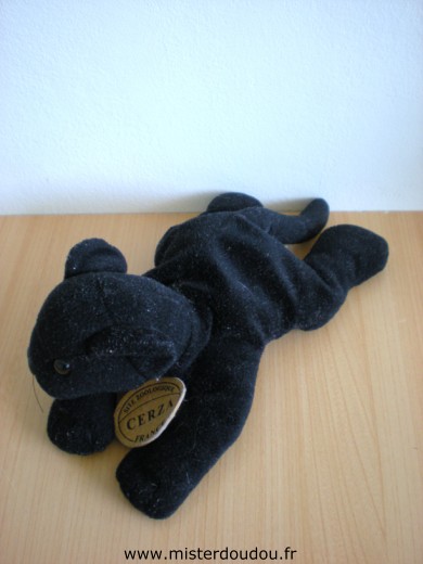 Doudou Panthere Cerza Noir 