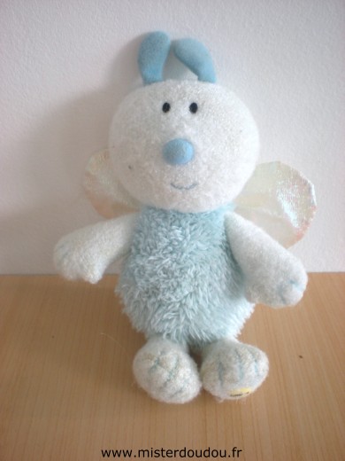 Doudou Papillon Luminou Bleu 