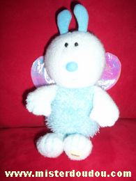 Doudou Papillon Luminou Bleu 