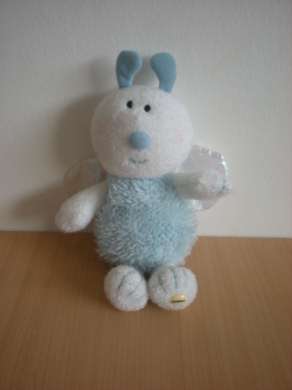 Doudou Papillon Luminou Bleu 