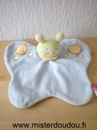 Doudou Papillon Tex Bleu vert jaune 