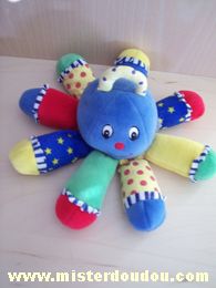 Doudou Pieuvre Cmp Multicolore 