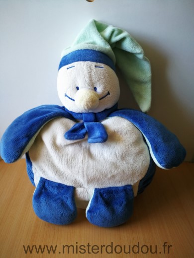 Doudou Pingouin Noukie s Blanc bleu 