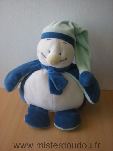 NOUKIE'S SOS DOUDOU ANE BLEU ET ECRU PACO 40 CM - Boutique pour retrouver  Doudou !!!