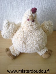 Doudou Poule Maisons du monde Beige 